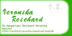 veronika reichard business card